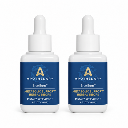 Blue Burn Herbal Supplement Liquid Drops Duo