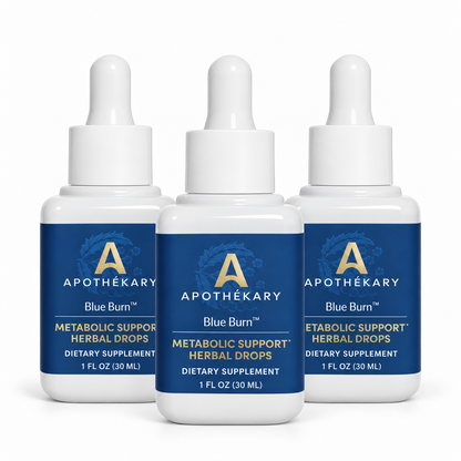 Blue Burn Herbal Supplement Liquid Drops Duo