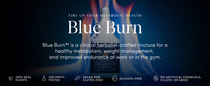 Blue Burn Herbal Supplement Liquid Drops Duo