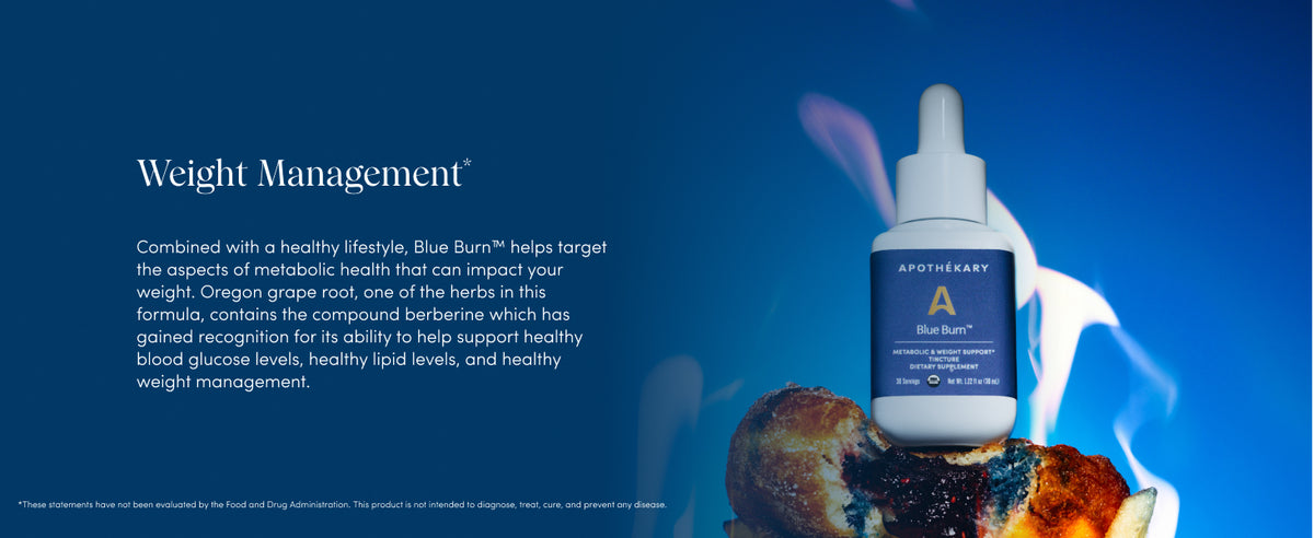 Blue Burn Herbal Supplement Liquid Drops Duo
